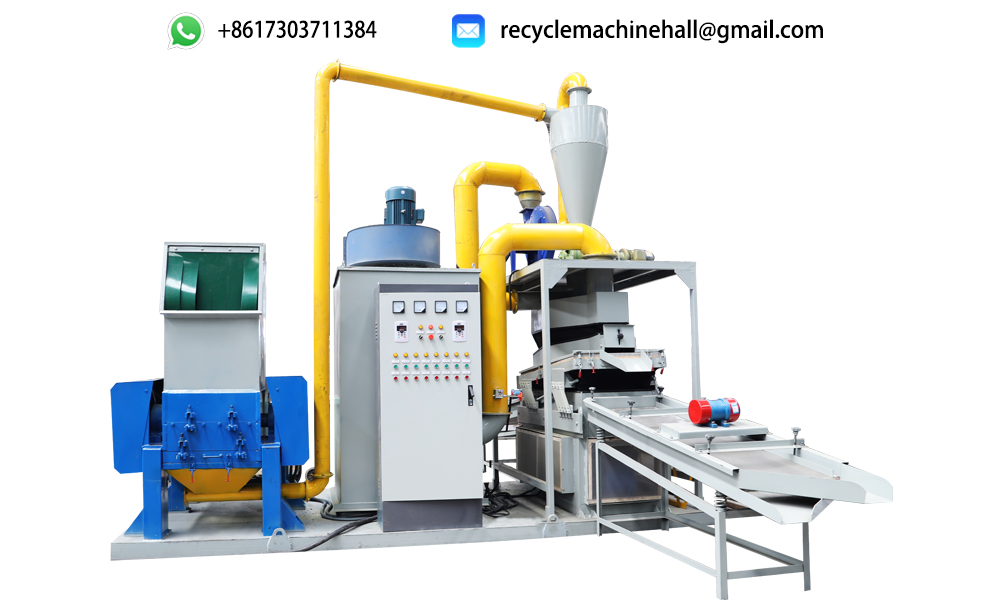waste wire recycling machine line 