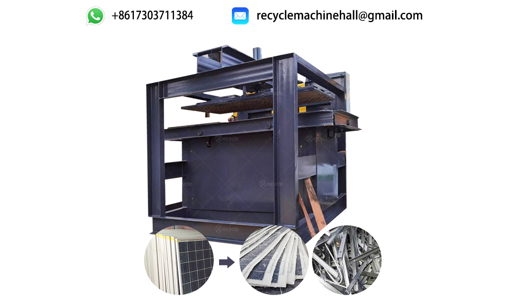 photovoltaic panel frame removal machines