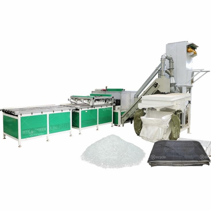 Solar PV Glass Removing Machine results