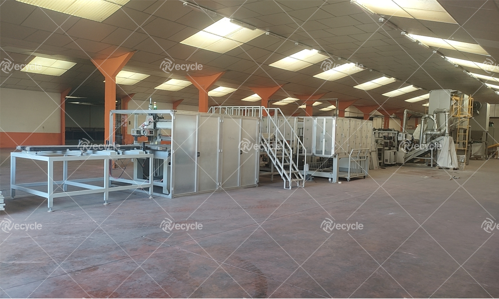 solar panels recycle machine