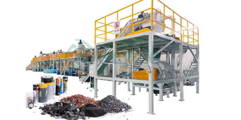 battery recycle machine 
