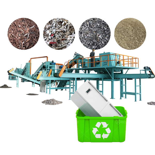 Waste Refrigerator Dismantling Recycling Plant