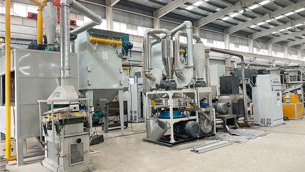 Multi-Level Sorting Technology Of Solar Pv Panels Recycling Plant