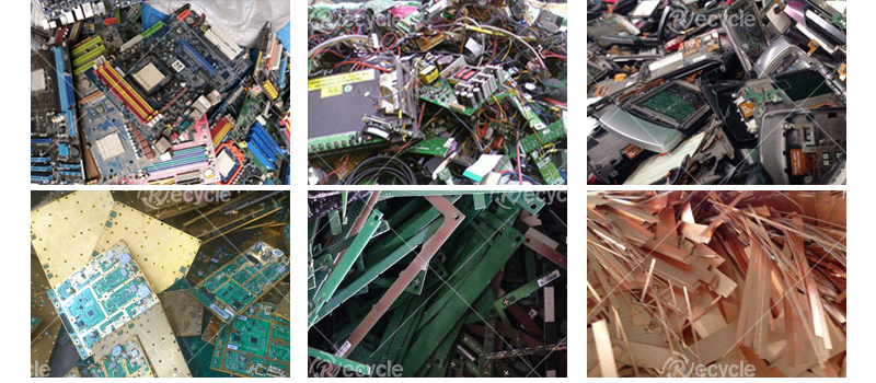 circuit board crushing and sorting recycling line