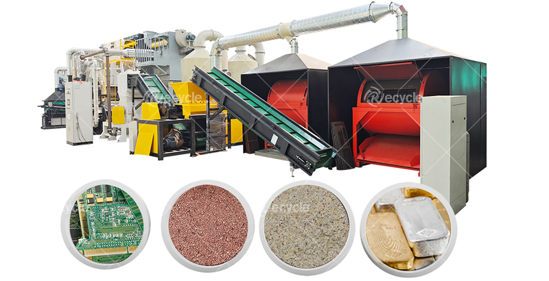 Circuit board recycling equipment