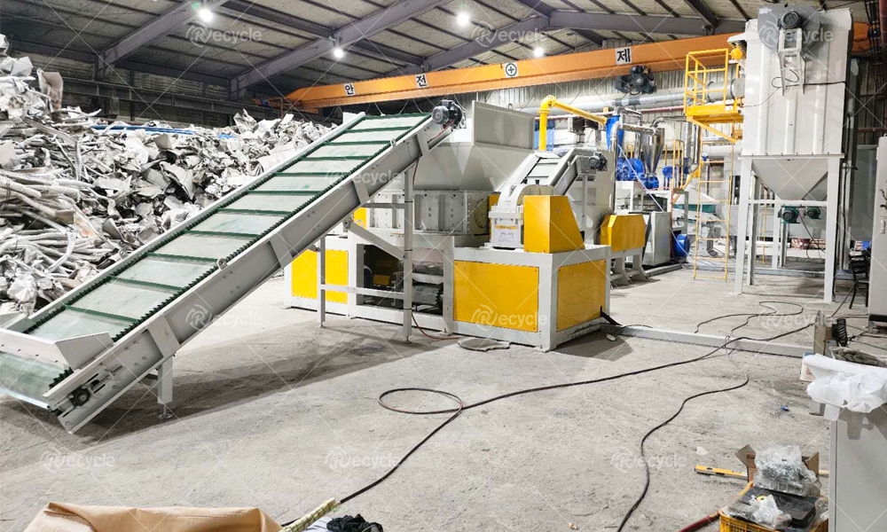 Aluminum-Plastic Plate Recycling Equipment In South Korea