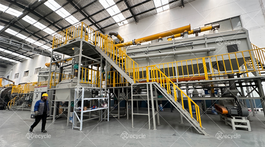 Lithium battery recycle plant