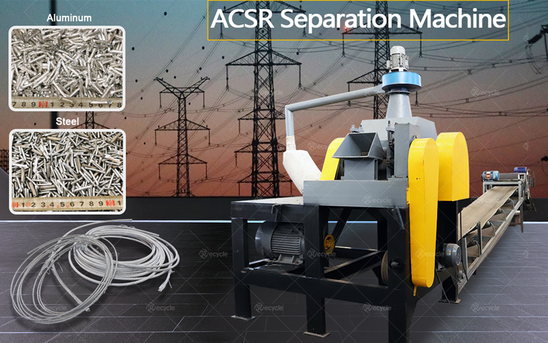ACSR cable recycling equipment