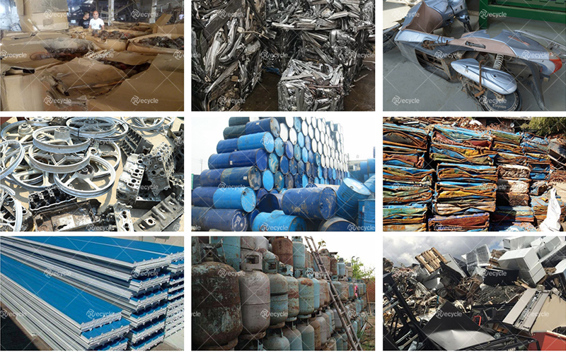 scrap metal crushing plant