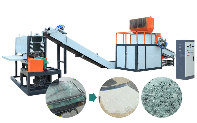 Laminated Glass Recycling Machine