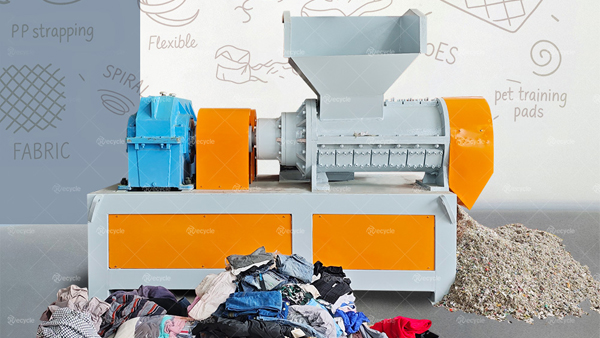 Spiral Crusher for Plastic Film Shredding