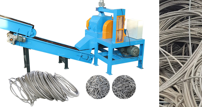 ACSR cable recycling process