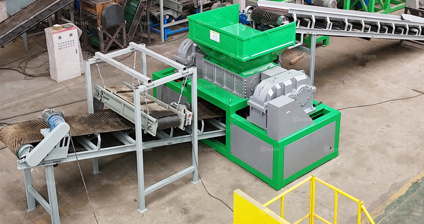 waste shredder machine 