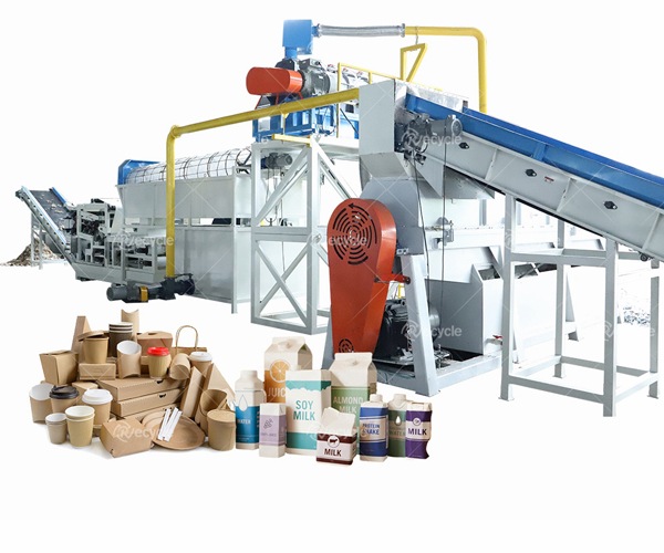 paper plastic recycle plant
