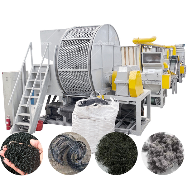 Automatic Tire Recycling Line