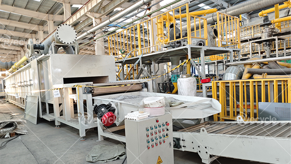 Waste Photovoltaic Module Pyrolysis Processing Machine Line