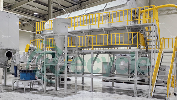 Battery Crushing Recycling Machine Line