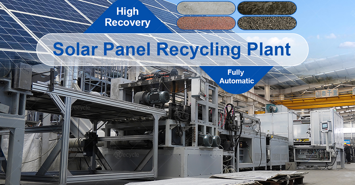 solar panels recycle machine