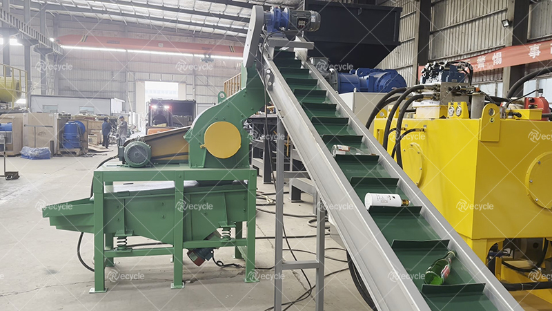 Hammer Mill Glass Crusher Machine