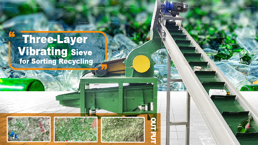 Glass crusher machine