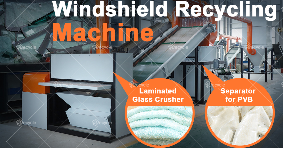 Glass PVB Separation Machine for Laminated Glass Recycling