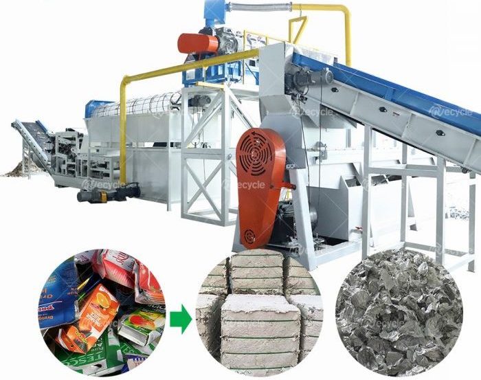 recycling lines for paper cartons and milk cartons