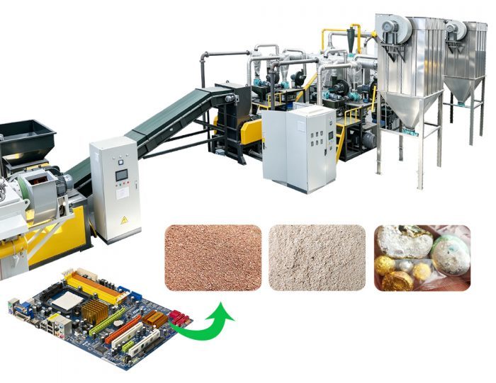 e waste recycle machine 