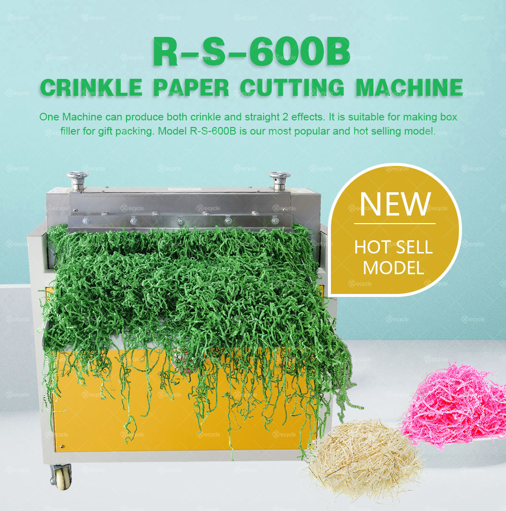 crinkle paper shredder machine
